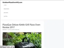Sites similar to outdoorpizzaovenhq.com
