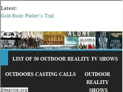 Sites similar to outdoorrealityshows.com