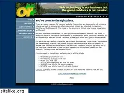 Sites similar to outdoorresourcesllc.com