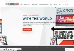 Sites similar to outdoorsignsamerica.com