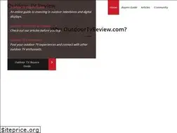 Sites similar to outdoortvreview.com
