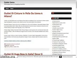 Sites similar to outletuomo.com