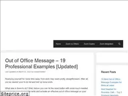 Sites similar to outofofficemessage.net