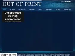 Sites similar to outofprintthemovie.com