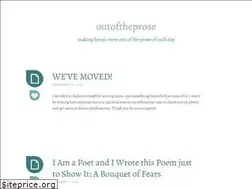 Sites similar to outoftheprose.wordpress.com