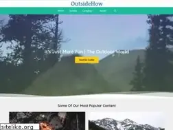 Sites similar to outsidehow.com