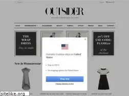 Sites similar to outsiderfashion.com