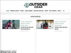 Sites similar to outsidergear.com