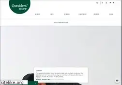 Sites similar to outsidersstore.com