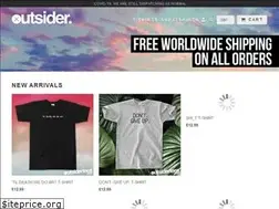 Sites similar to outsidertees.com