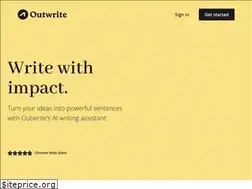 Sites similar to outwrite.com