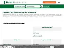 Sites similar to ouvert-le-dimanche.net