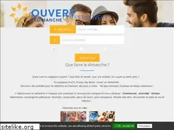 Sites similar to ouvert-ledimanche.com