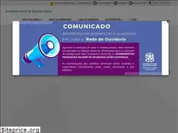 Sites similar to ouvidoria.es.gov.br