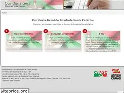 Sites similar to ouvidoria.sc.gov.br