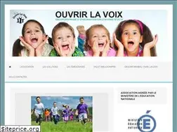 Sites similar to ouvrirlavoix.fr