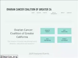 Sites similar to ovariancancercalifornia.com