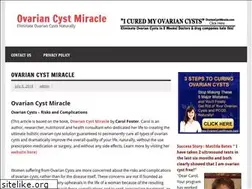 Sites similar to ovariancysts.org.uk