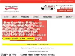Sites similar to overheaddoorftwayne.com