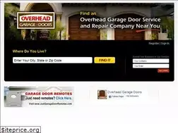 Sites similar to overheadgaragedoors.com