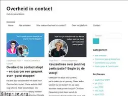 Sites similar to overheidincontact.nl
