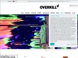 Sites similar to overkillshop.com