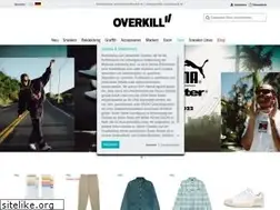 Sites similar to overkillshop.de