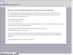 Sites similar to overlakefamilymedicine.com