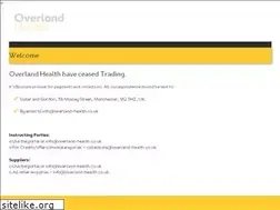 Sites similar to overland-health.co.uk