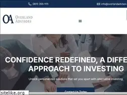 Sites similar to overlandadvisor.com