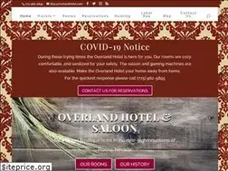 Sites similar to overlandhotelnv.com