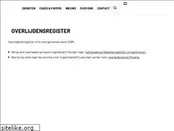 Sites similar to overlijdensregister.nl