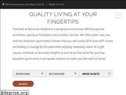 Sites similar to overlookatbernardo.com