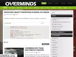 Sites similar to overminds.org