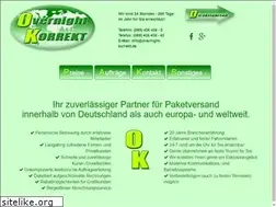 Sites similar to overnight-korrekt.de