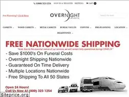 Sites similar to overnightcaskets.com