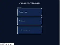 Sites similar to overnightmattress.com