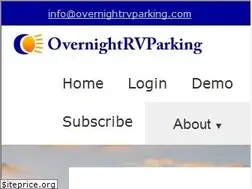 Sites similar to overnightrvparking.com