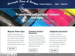 Sites similar to overnightsigns.net
