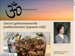 Sites similar to overpeinzende.nl