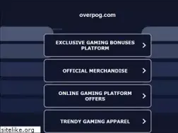 Sites similar to overpog.com