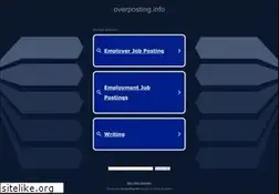 Sites similar to overposting.info