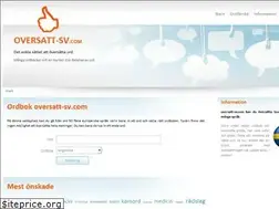 Sites similar to oversatt-sv.com