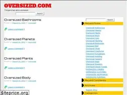 Sites similar to oversized.com