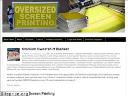 Sites similar to oversizedscreenprinting.com