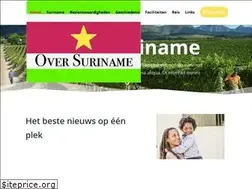 Sites similar to oversuriname.nl