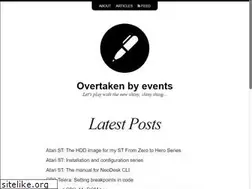 Sites similar to overtakenbyevents.com