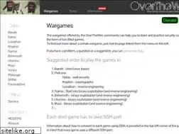 Sites similar to overthewire.org