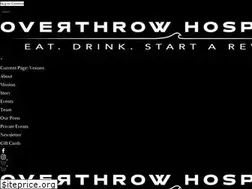 Sites similar to overthrowhospitality.com