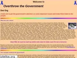 Sites similar to overthrowthegovernment.org